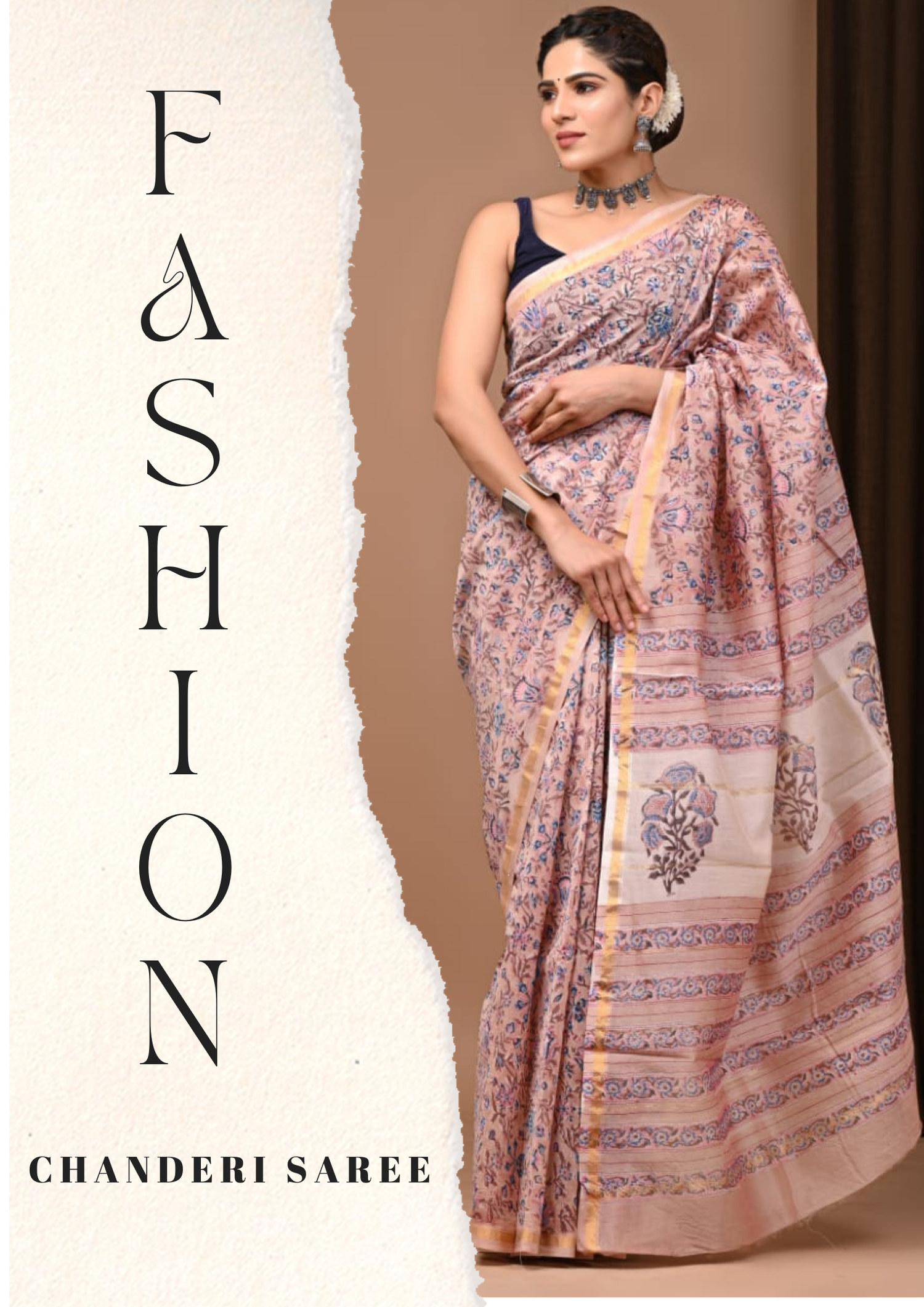 CHANDERI SAREES...